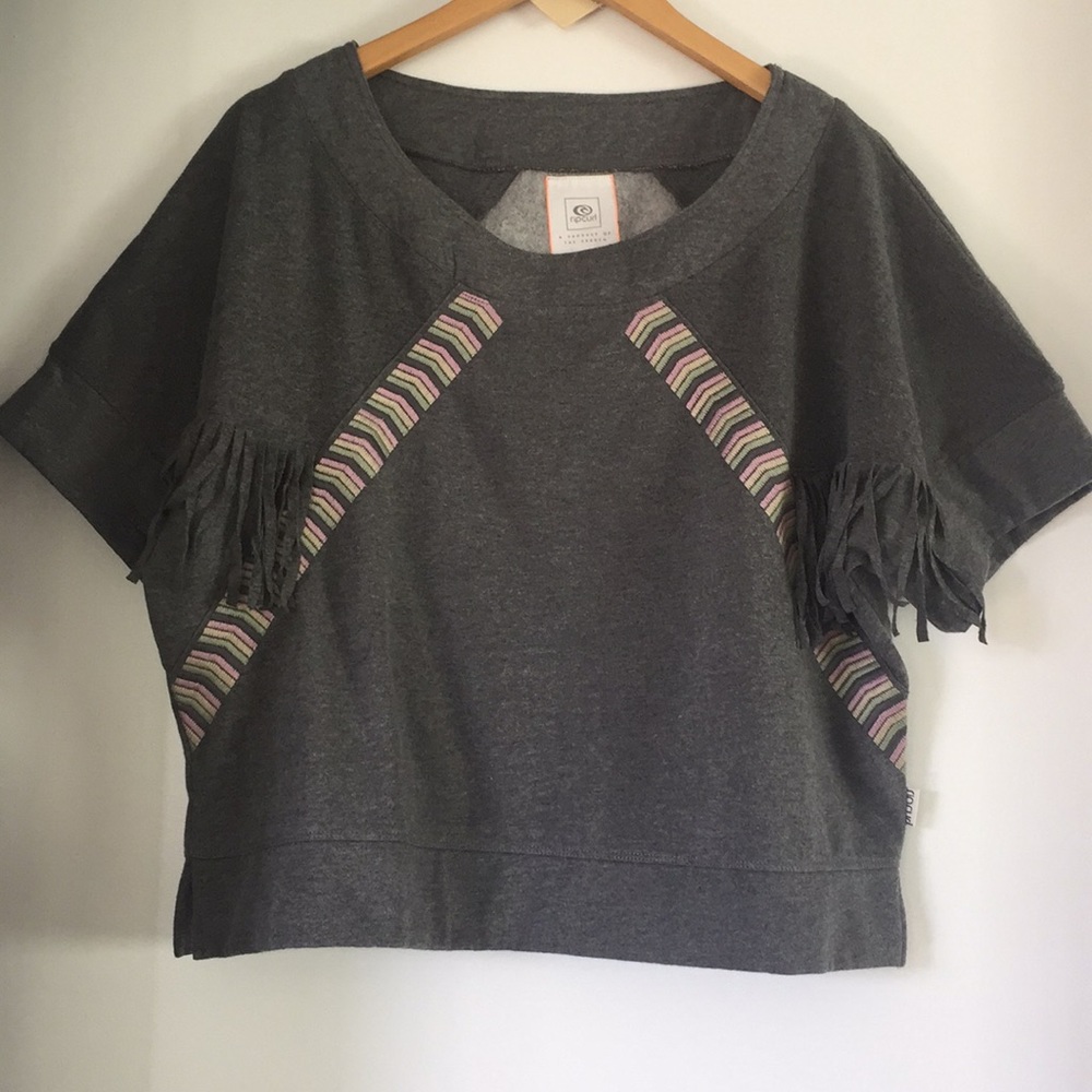 Rip Curl Short Sleeve Sweater - Sz S